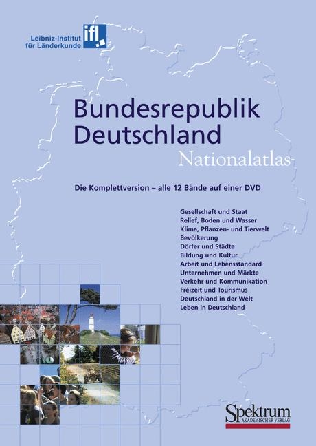 Nationalatlas Bundesrepublik Deutschland - Die Komplettversion: alle 12 Bände auf einer DVD - 