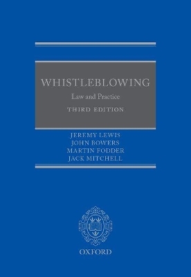 Whistleblowing - Jeremy Lewis, John Bowers QC, Martin Fodder, Jack Mitchell