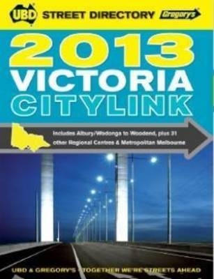 UBD Gregory's Victoria CityLink Street Directory 2013