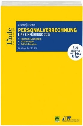 Personalverrechnung: eine Einführung 2017 - Irina Prinz