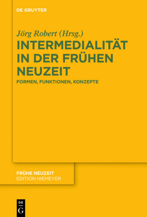 Intermedialität in der Frühen Neuzeit - 