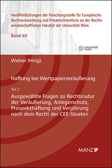 Haftung bei Wertpapierveräußerung Teil 2 - Rudolf Welser