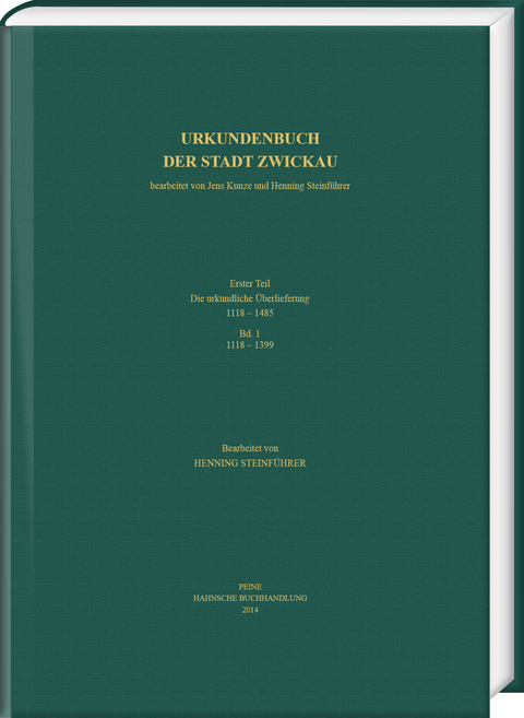 Urkundenbuch der Stadt Zwickau