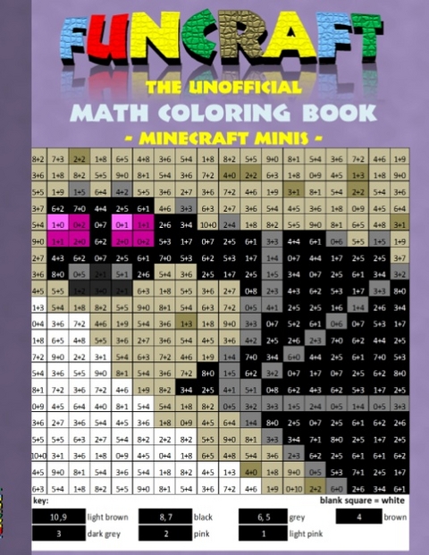 Funcraft - The unofficial Math Coloring Book: Minecraft Minis - Theo von Taane
