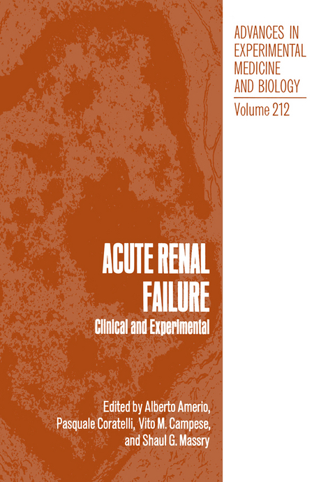 Acute Renal Failure - 