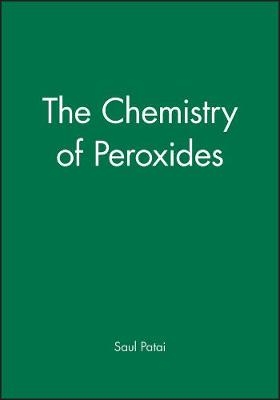 Patai Chemistry Of ∗peroxides∗ - S Patai