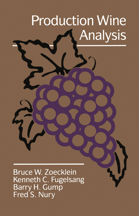 Production Wine Analysis - Bruce W. Zoecklein