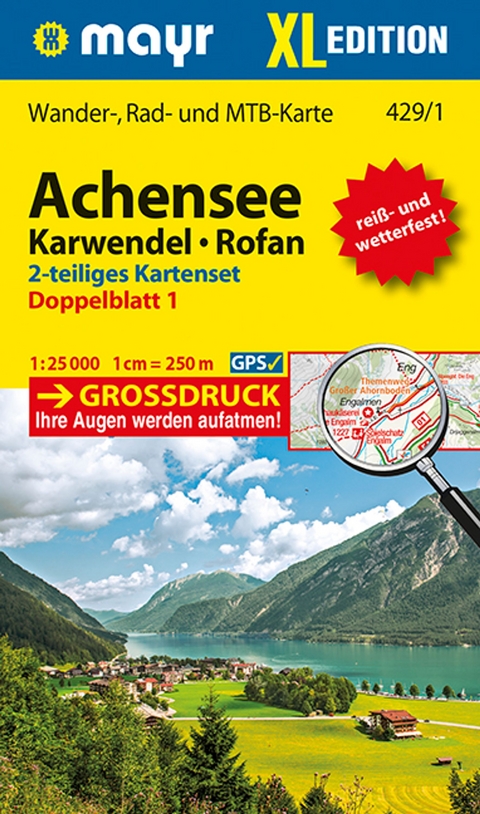 Achensee, Karwendel, Rofan XL (2-Karten-Set)