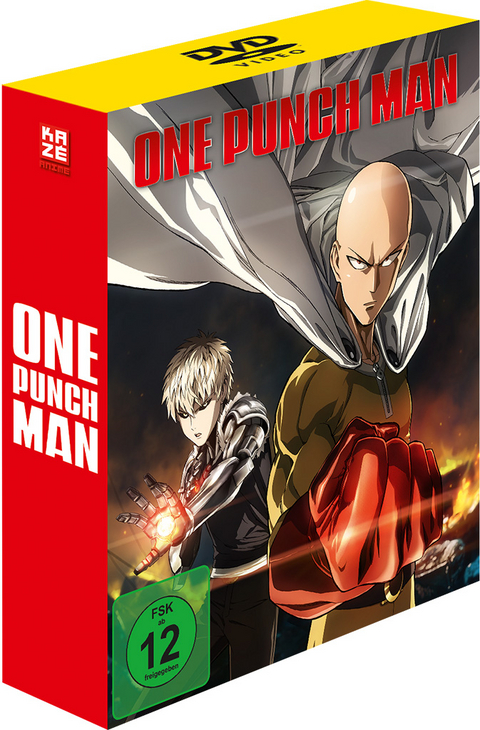 One Punch Man 1 + Sammelschuber (Episoden 1-4 und OVA 1+2). Tl.1, 1 DVD