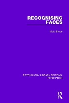 Recognising Faces - Vicki Bruce