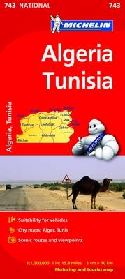 Algeria, Tunisia - Michelin National Map 743