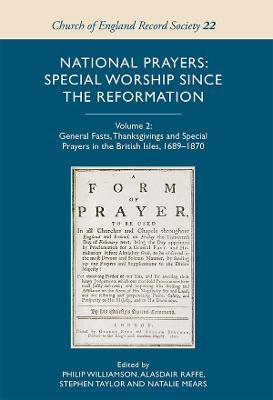 National Prayers: Special Worship since the Reformation - 