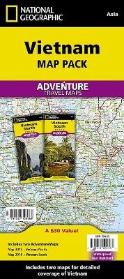 Vietnam, Map Pack Bundle -  National Geographic Maps - Adventure
