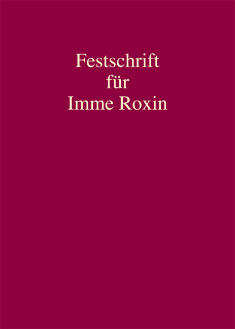 Festschrift für Imme Roxin - 