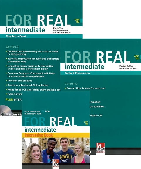 FOR REAL Intermediate Teacher's Pack - Martyn Hobbs, Julia Starr Keddle