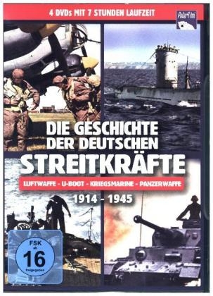 Die Geschichte der deutschen Streitkräfte 1914-1945, 4 DVD