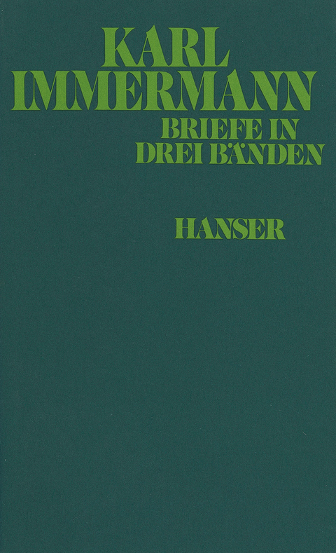 Briefe - Karl Immermann