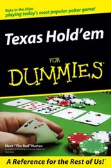Texas Hold'em For Dummies -  Mark Harlan