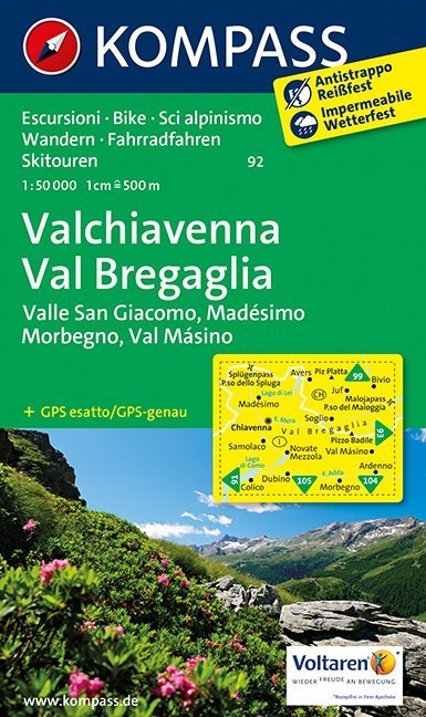Valchiavenna - Val Bregaglia - Valle San Giacomo - Madésimo - Morbegno - Val Másino - 