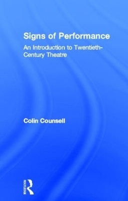 Signs of Performance - Colin Counsell