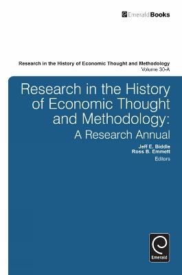 Research in the History of Economic Thought and Methodology - 