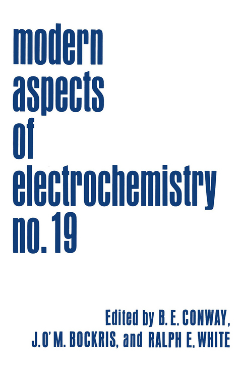 Modern Aspects of Electrochemistry - 