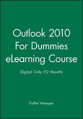 Outlook 2010 Fd Elearning Course - Digital Only (12 Month) - Faithe Wempen