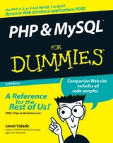 PHP and MySQL For Dummies -  Janet Valade