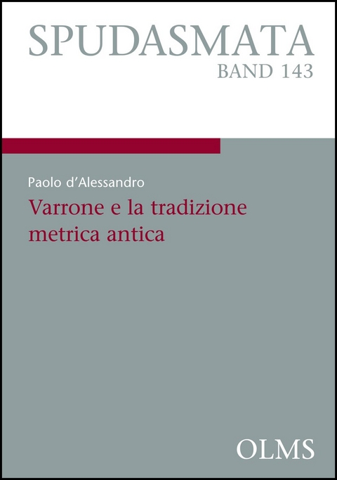 Varrone e la tradizione metrica antica - Paolo D' Alessandro