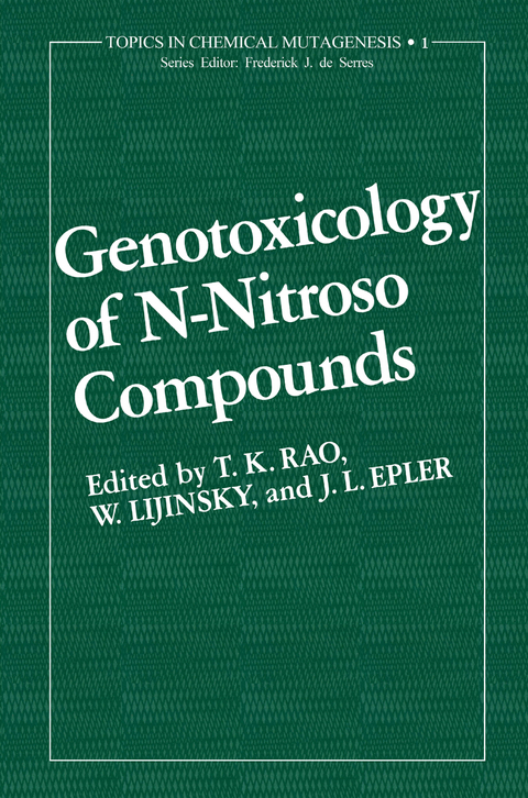 Genotoxicology of N-Nitroso Compounds - 