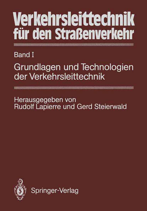 Verkehrsleittechnik für den Straßenverkehr - 