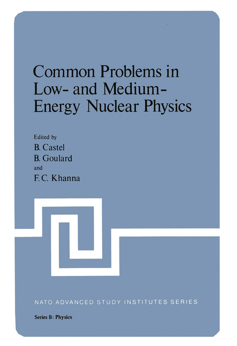 Common Problems in Low- and Medium-Energy Nuclear Physics - 