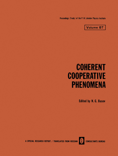 Coherent Cooperative Phenomena - 