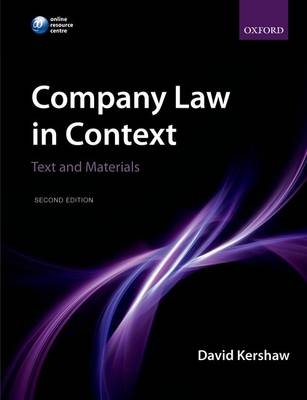 Company Law in Context - David Kershaw