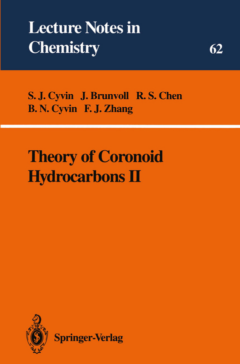 Theory of Coronoid Hydrocarbons II - S.J. Cyvin, J. Brunvoll, R.S. Chen, B.N. Cyvin, F.J. Zhang