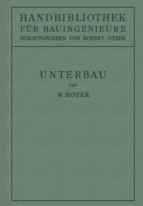 Unterbau - W. Hoyer