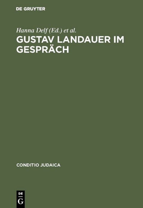 Gustav Landauer im Gespräch - 