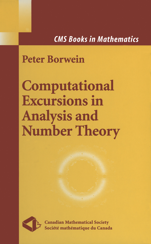 Computational Excursions in Analysis and Number Theory - Peter Borwein