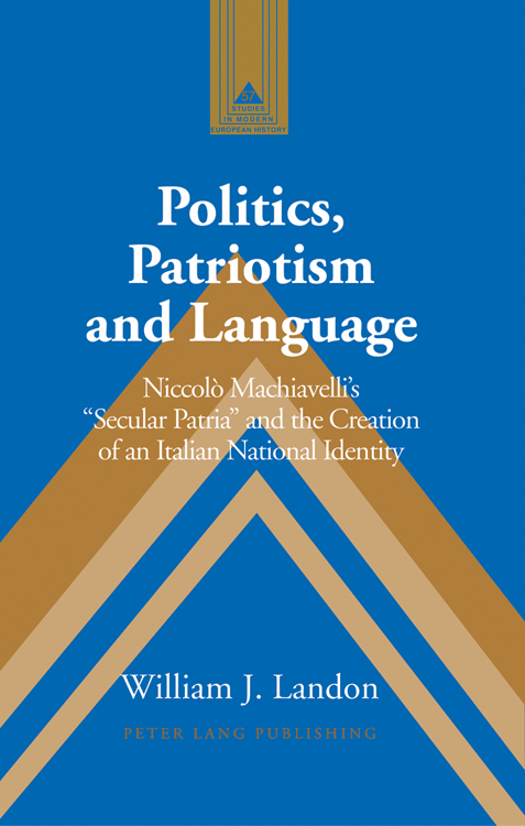 Politics, Patriotism and Language - William J. Landon