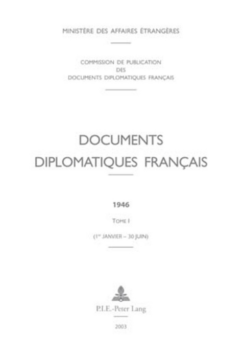 Documents Diplomatiques Français - 