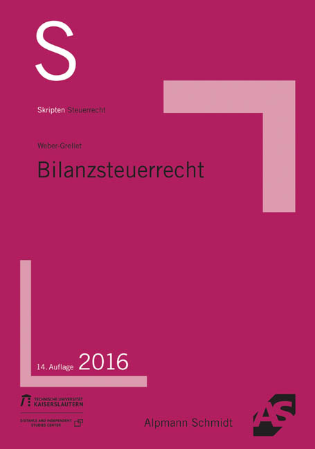 Skript Bilanzsteuerrecht - Heinrich Weber-Grellet