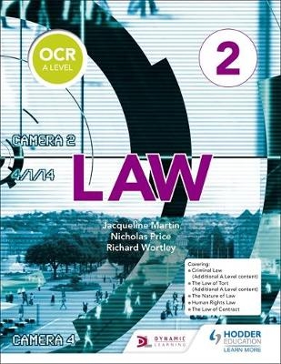 OCR A Level Law Book 2 - Jacqueline Martin, Richard Wortley, Nicholas Price