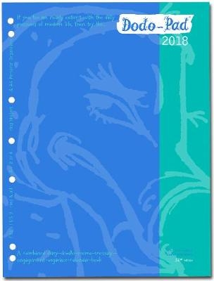 Dodo Pad A4/USA Letter/Filofax-Compatible 2018 Diary Refill, Week to View Diary (Fits 2/3/4 Ring Binders)