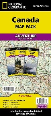Canada, Map Pack Bundle -  National Geographic Maps - Adventure