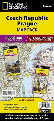 Czech Republic, Prague, Map Pack Bundle -  National Geographic Maps - Adventure