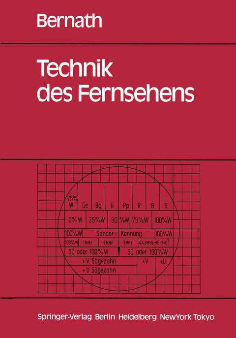 Technik des Fernsehens - Konrad W. Bernath