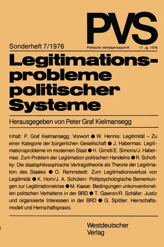 Legitimationsprobleme politischer Systeme - Peter Graf Kielmansegg