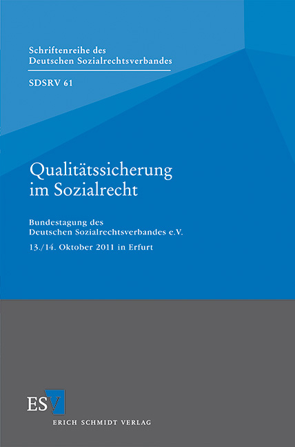 Qualitätssicherung im Sozialrecht