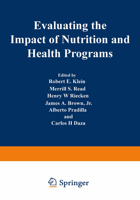 Evaluating the Impact of Nutrition and Health Programs - 