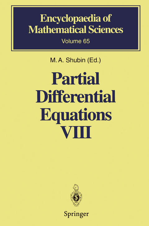 Partial Differential Equations VIII - 